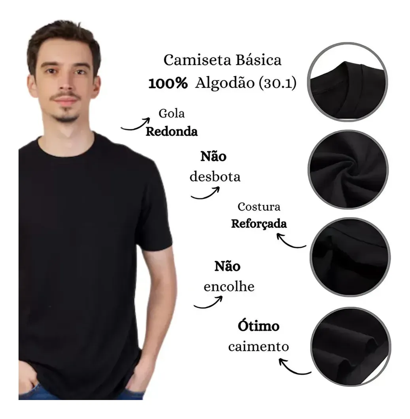 Camiseta Algodão Premium Boxe Italian Stallion