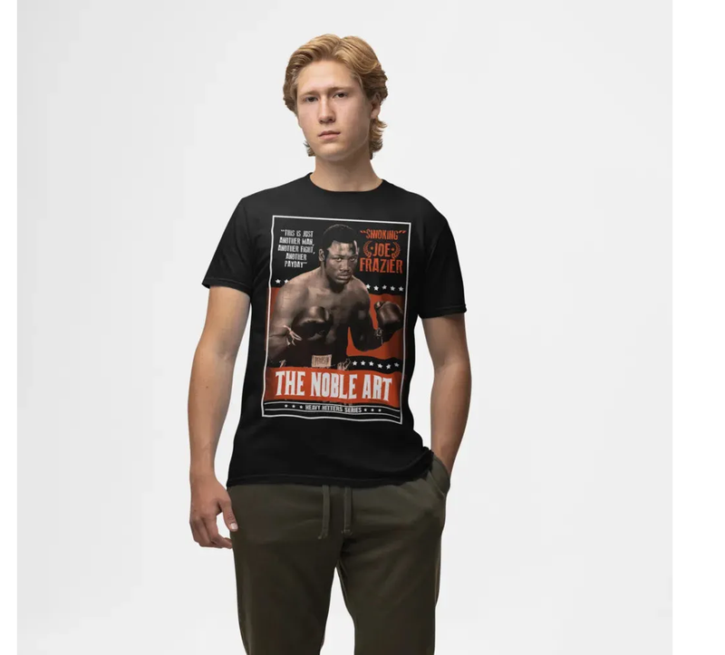 Camiseta Algodão Premium Boxe Joe Frazier The Noble Art
