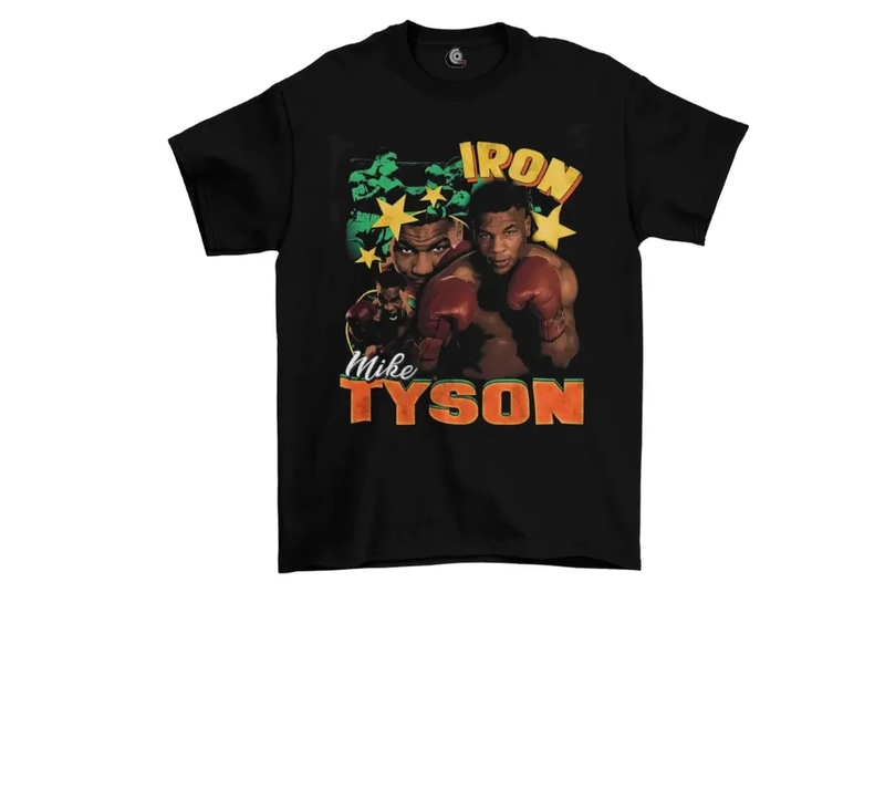 Camiseta Algodão Premium Boxe Tyson Vintage