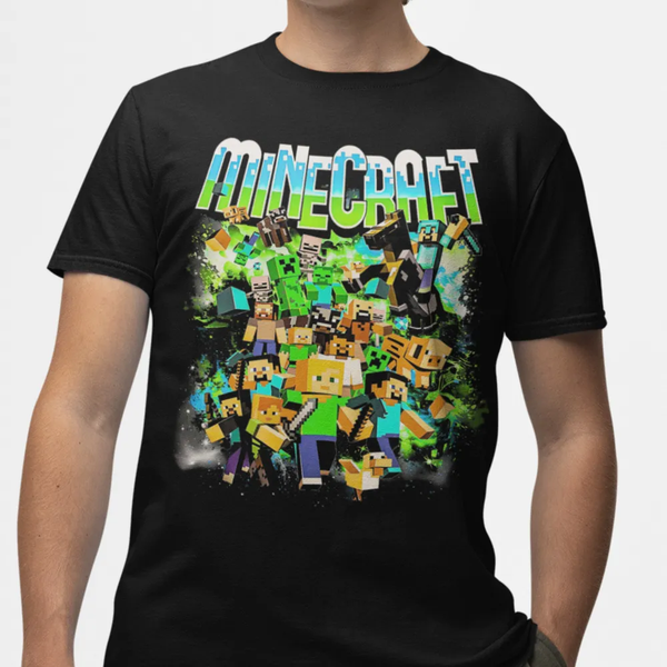 Camiseta Algodão Game Minecraft