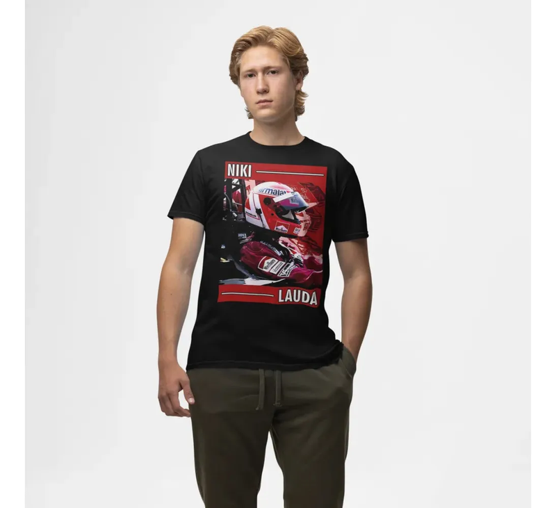 Camiseta Algodão Premium F1 Niki Lauda Pilot