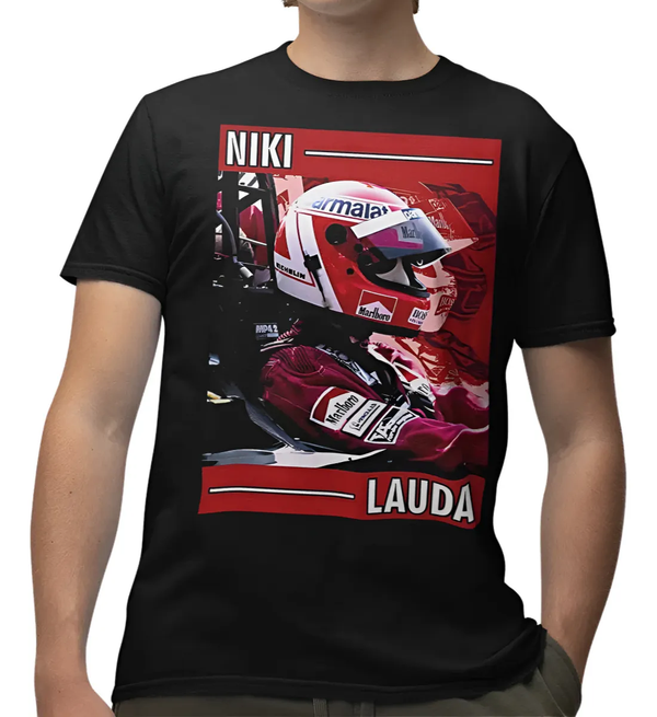 Camiseta Algodão Premium F1 Niki Lauda Pilot