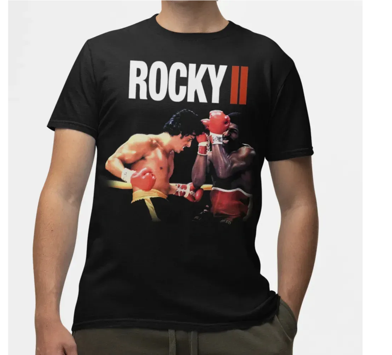 Camiseta Algodão Premium Boxe Rocky Balboa Vs Apollo Creed