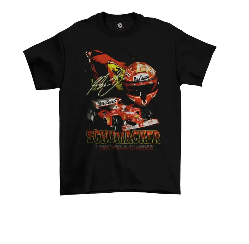Camiseta Algodão Premium F1 Schumacher