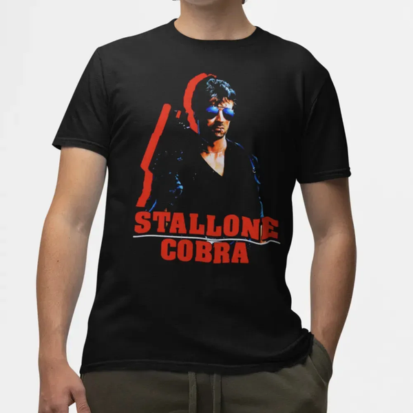Camiseta Algodão Premium Filmes Stallone Cobra Classic