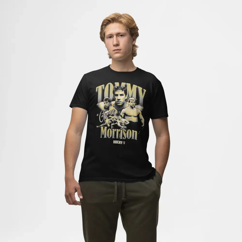 Camiseta Algodão Premium Filmes Rocky V Tommy Morrison