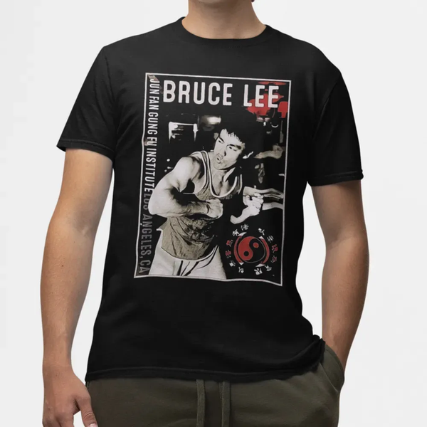 Camiseta Algodão Premium Filmes Ação Bruce Lee