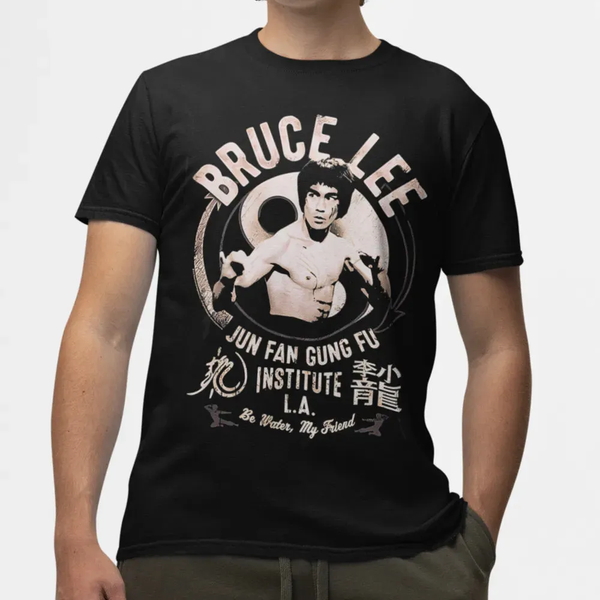 Camiseta Algodão Premium Filmes Bruce Lee Jun Fan