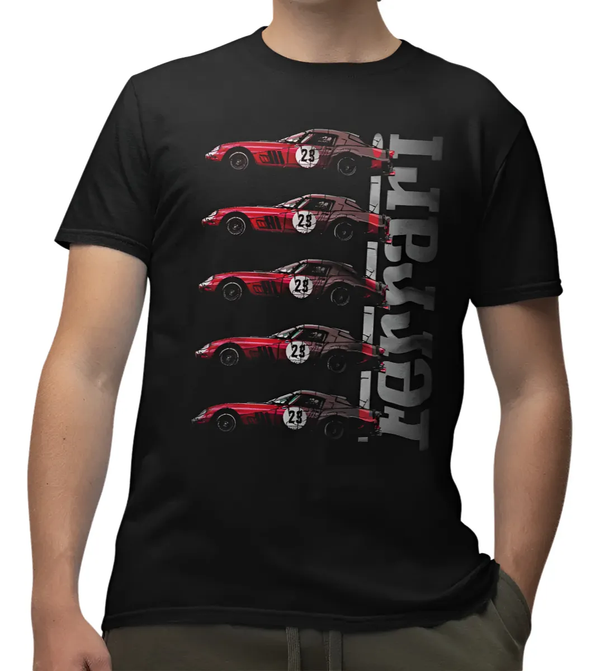 Camiseta Algodão Premium Carros Ferrari