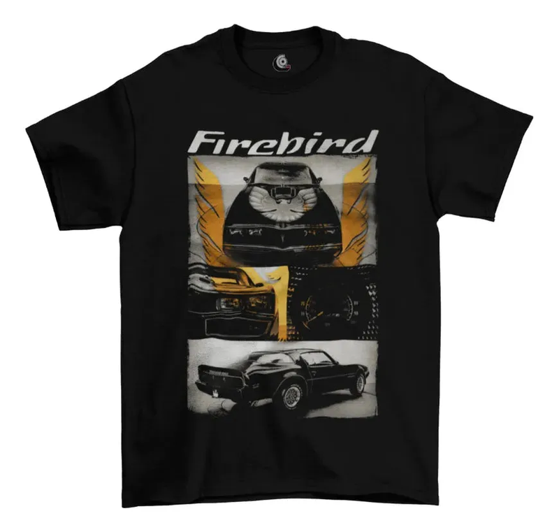 Camiseta Algodão Premium Carros Firebird