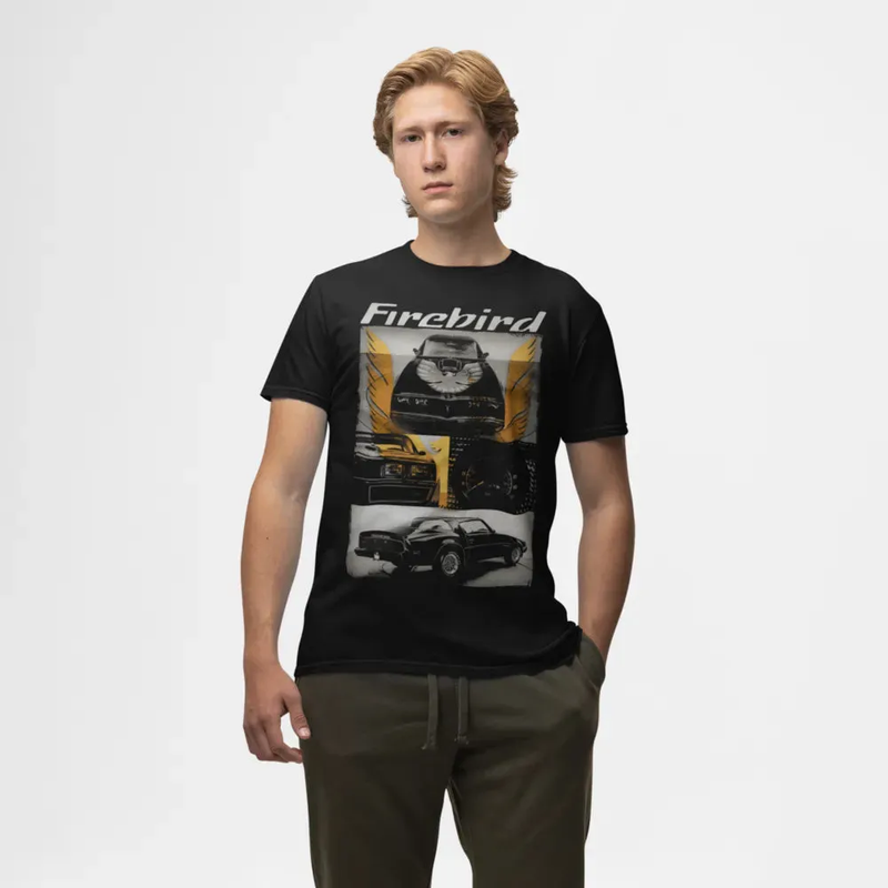 Camiseta Algodão Premium Carros Firebird