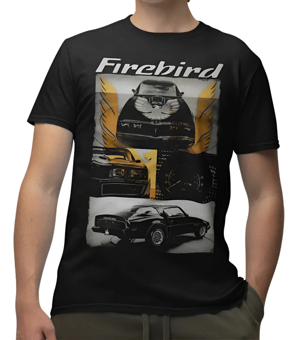 Camiseta Algodão Premium Carros Firebird